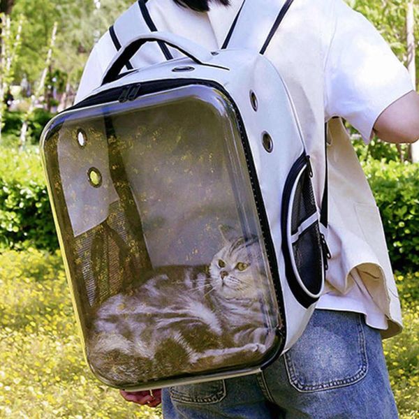 

cat carriers small dog pet puppy animal carrier outdoor transparent backpack traveling shoulder bag travel car seat covers