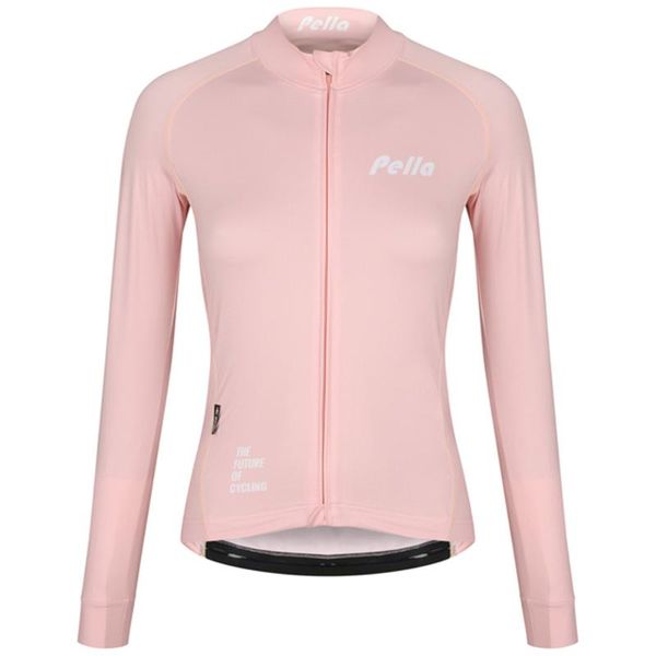 

racing jackets pella cycling jersey women winter bicycle suits cashmere long sleeve pro team sweatshirt mtb bike shirts jacket hombre, Black;red