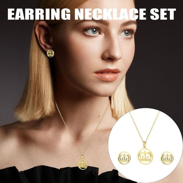 

pendant necklaces selling necklace elegant stainless steel collarbone earring set with many styles to choose from, Silver