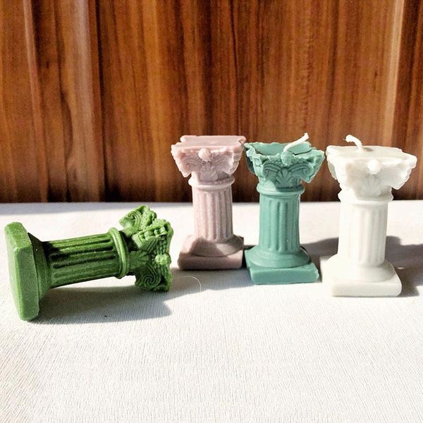 

craft tools round column pillar shape candle molds creative cylinder plaster silicone mold handmade mould