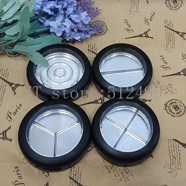 

storage bottles & jars 20/50pcs 44mm inner diameter black powder box eye shadow with single layer replaceable packing pressure