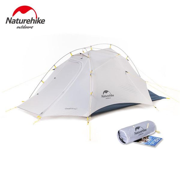 

naturehike cloudup - wing ultralight 15d 1.5kg 2 person tent for outdoor camping hiking with mat tents and shelters