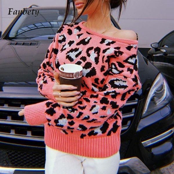 

women's sweaters winter leopard print knitted sweater women backless tie-up pullover autumn fashion long sleeve office lady jumper, White;black