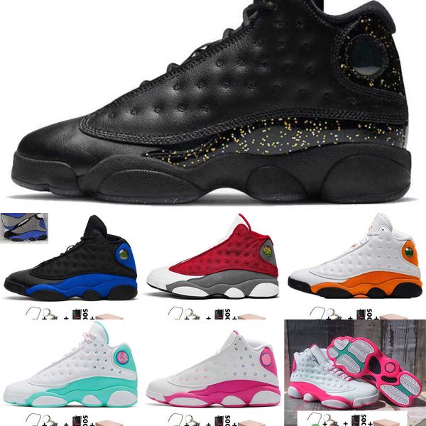 

with box starfish jumpman 13 13s mens womens basketball shoes 2021 retro red flint hyper royal cap and gown sports sneakersmzn1