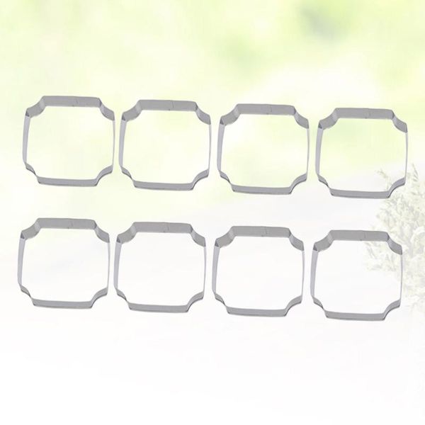 

baking moulds 8 pcs stainless steel cookies molds blessing frame shape
