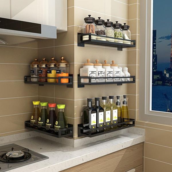 

kitchen storage & organization wall rack mount accessories shelf everything spice for jar cabinet shelves bracket holder