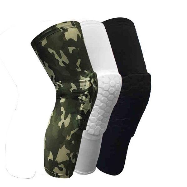 Ellenbogen-Knieschützer, 1 Stück, Schutz, Wabenbandage, schützende, atmungsaktive Beinmanschette für Basketball, Fußball