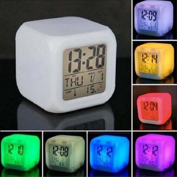 

desk & table clocks white alarm lanren lovely originality home led
