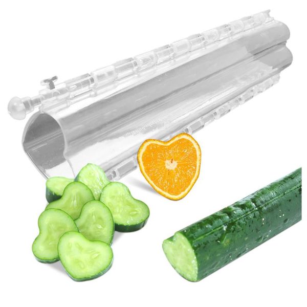 

heart fruit shaper tube molds cucumber shaping mold garden vegetable growth forming mould tool transparent nursery pot planters & pots