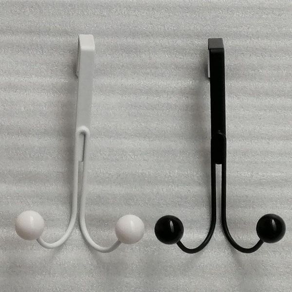

hooks & rails pack over the door for clothes metal hanger 2