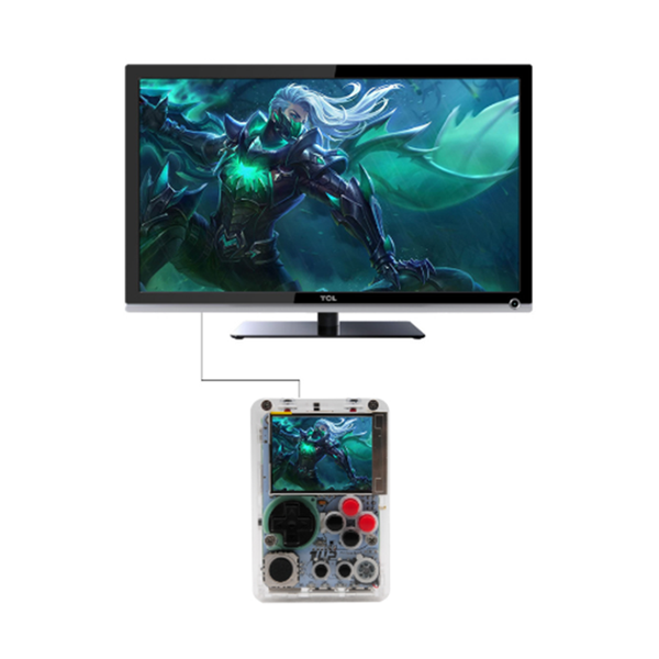 

mini 2.2-inch hd lcd screen raspberry pi 3b retro handheld player built-in 10000+ games portable players game