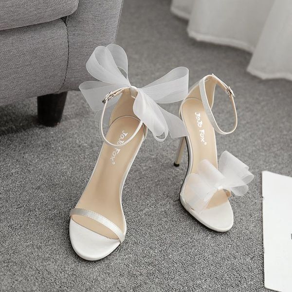 

dress shoes fashion sweet high heels women's stiletto bow sandals, Black