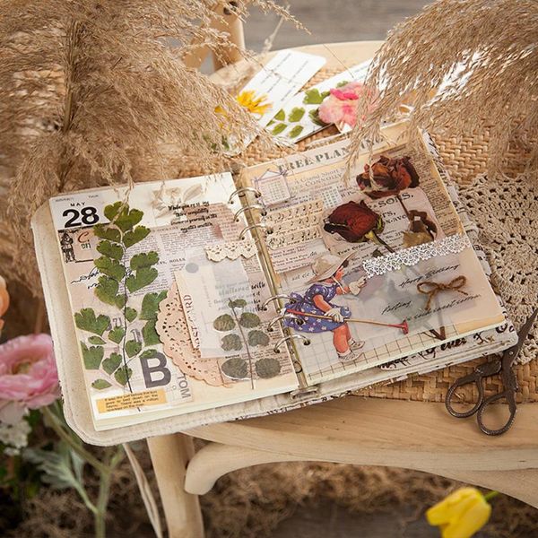 

gift wrap big stickers plants handbook diary diy flower scrapbook sticker travel hand account home wall decoration