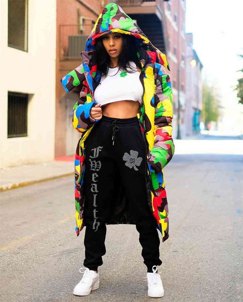 

women down coloured with puffer hip jacket warm winter coat, Black