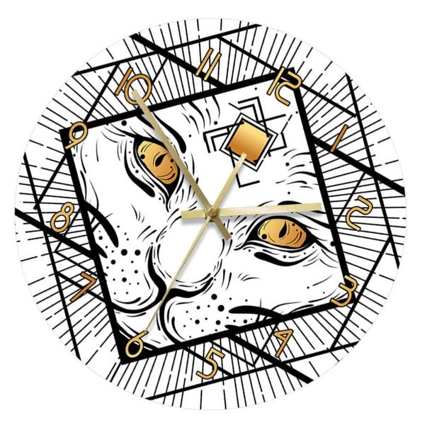 

wall clocks creative clock battery operated pattern decorative without