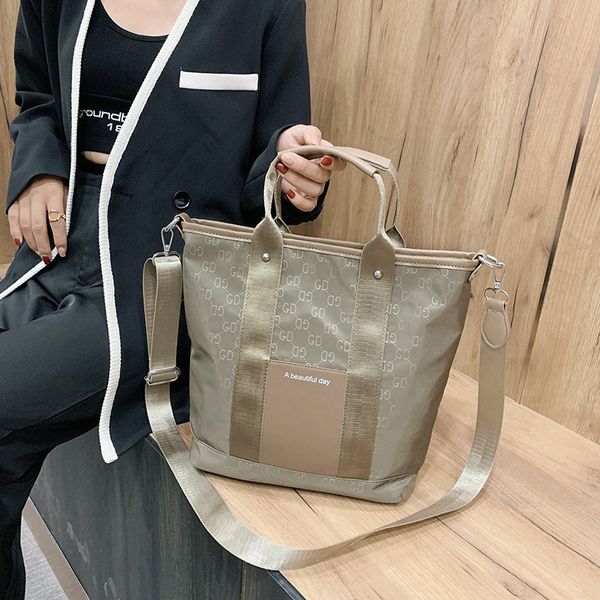 

texture hand bag women's new fashion large capacity tote bag simple one shoulder messenger