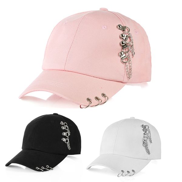 

Sun Hat Women Men Baseball Caps Fashion With Rings Kpop Bts Snapback Trucker Hip Hop Adjustable Golf Ball Sport Casual Sun Hat, Blue;gray
