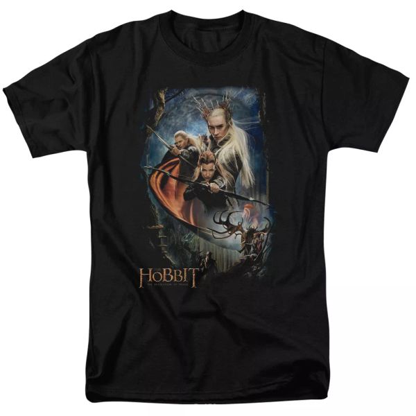 

hobbit thranduil's realm t-shirt sizes s-3x new, White;black