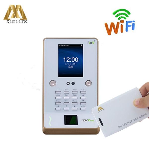 

biometric face & fingerprint time attendance and rfid 125khz card employee tracking system zk uf600 facial recognition