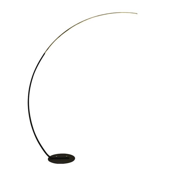 

nordic arc shape floor lamp modern led dimmable remote control standing light for living room bedroom lamps