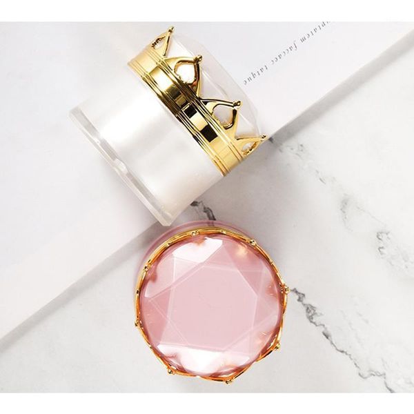 

storage bottles & jars pink gold crown cosmetic packaging box 5g 10g 15g empty jar pot eyeshadow makeup face cream containers 20pcs/lot