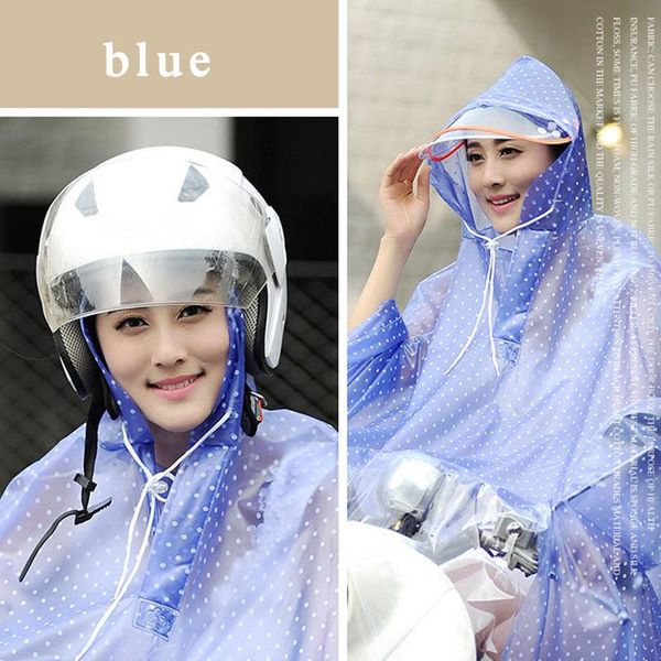

raincoats 1pcs double brim long style raincoat hiking poncho removable motorcycle rainwear rain jacket pvc single person