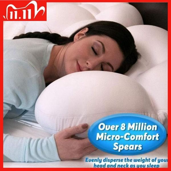 

pillow round sleeping egg shape sleep memory foam soft orthopedic neck butterfly pain relief pillows bedroom