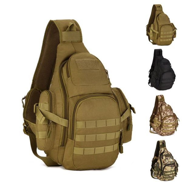 Taktischer Schulterrucksack, wasserdicht, Camping, Wandern, Brusttaschen, Outdoor, Jagd, Trekking, Sport, Überleben, Militärrucksack