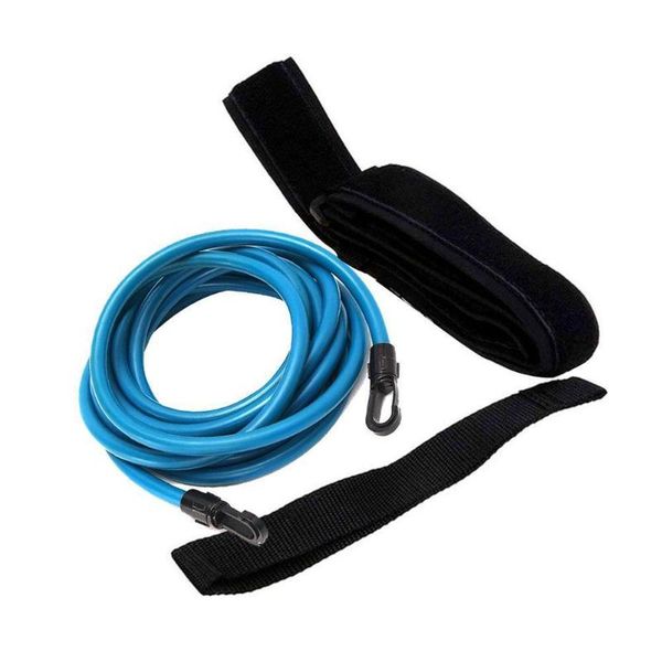 

swim training belts leash swimming tether cords bands harness stationary professional static bungee resistance p0t7