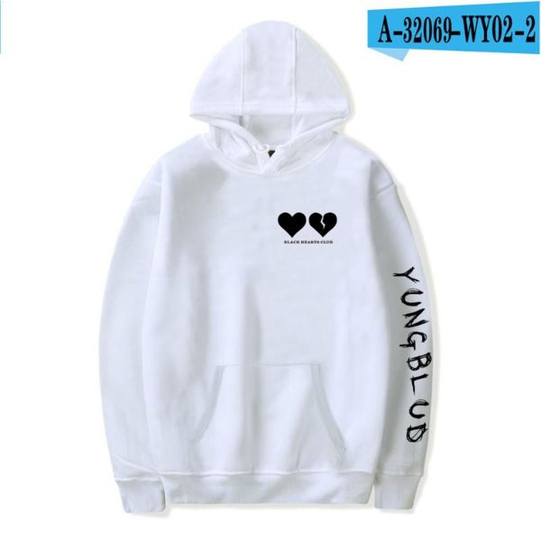 

men's hoodies & sweatshirts yungblud black hearts club men/women hoodie sweatshirt fashion boys/girls and children street coats