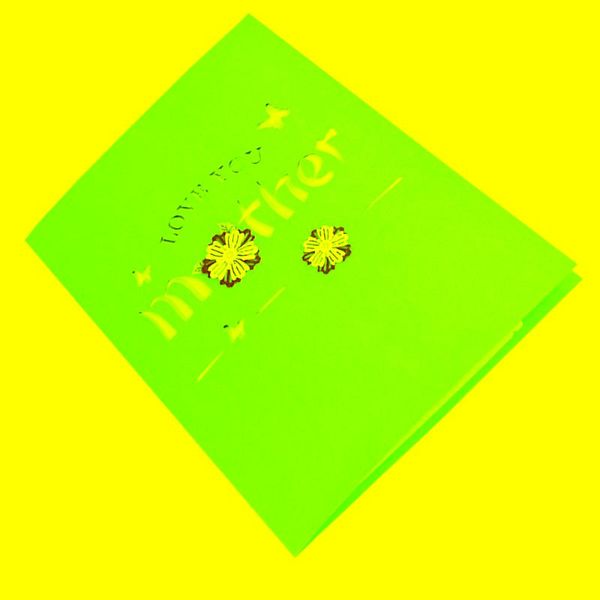 

1pc decorative 3d greeting cards delicate diy message for mothers day