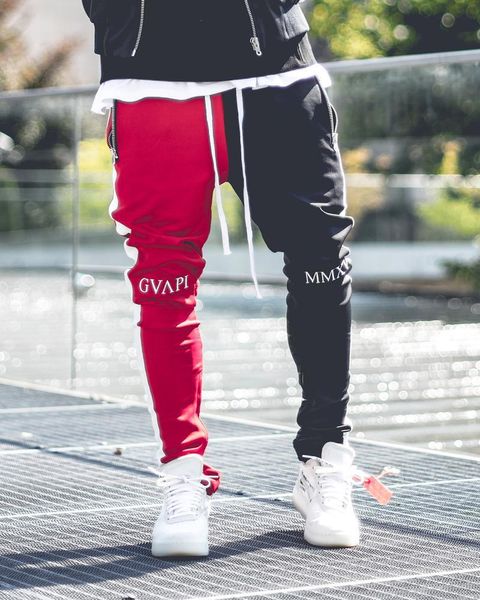 

pants 2021 spring men's sporting trousers cotton seam thin stretch of fitness outdoors casual, Black