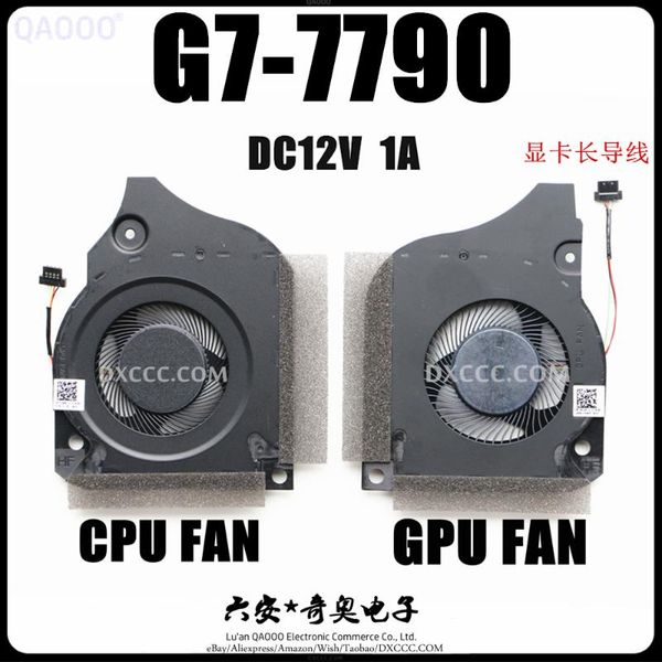 

cn-006kt2 fan for g7-7790 cpu & gpu cooling dc12v 1.0a fans coolings