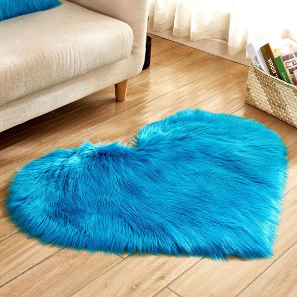 

carpets wool imitation sheepskin rugs faux fur non slip bedroom shaggy carpet living room mats tappeto cucina round rug alfombras @p