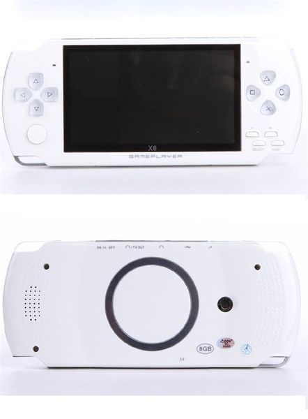 

video game psp console handheld players 8g 4.3 inch mp4 tv out player support for camera portable