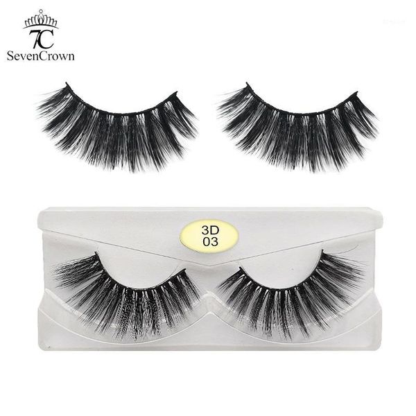

pairs 3d faux lashes natural soft pattern handmade false eyelash eye makeup extension tools long eyelashes1