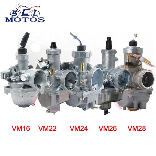 

sclmotos- mikuni vm16 vm22 vm24 vm26 vm28 carburetor 19mm 26mm 28mm 30mm 32mm carb for 110cc-250cc dirt pit bike atv quad utv motorcycle fue