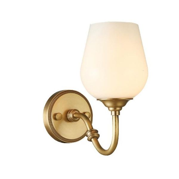 

wall lamp nordic copper glass sconce modern led light loft decor bedroom vintage bedside home lighting luminaire