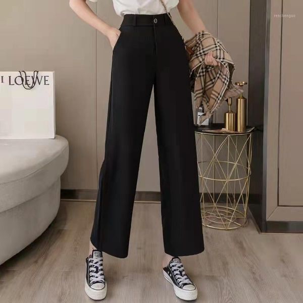 

women's pants & capris sweatpants women clothes streetwear. 2021 summer fashion korean style wide leg harajuku baggy black high waisted, Black;white
