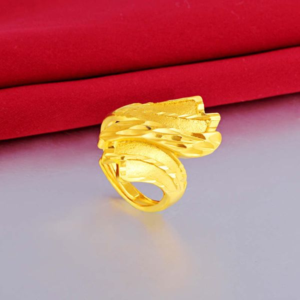 

women's peacock 24k gold plated cluster rings njgr071 fashion wedding gift women yellow gold plate jewelry ring, Golden;silver