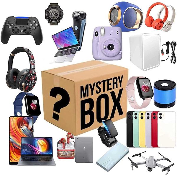 

mysteries boxes electronic, lucky boxes, mysterious random products, there is a chance to open: such as drones, smart watches, gamepads,4326