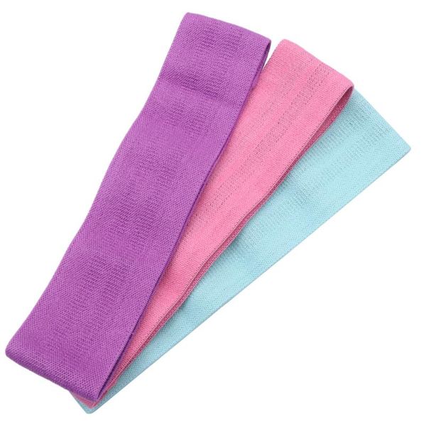 

3pcs yoga tension belt sports elastic stretch pulling rope fitness strap resistance band (size light purple an bands