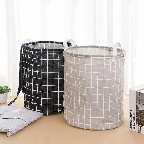 

laundry bags household foldable waterproof fabric dirty clothes basket bathroom storage children's toy