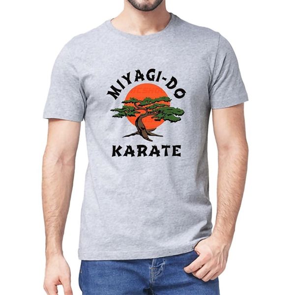 Unisex 100% Pamuk Miyagi Jo T-Shirt-KARATE KIDI KILAVUZ KILAVUZU KOMİSYON GÖRÜNTÜLERİ