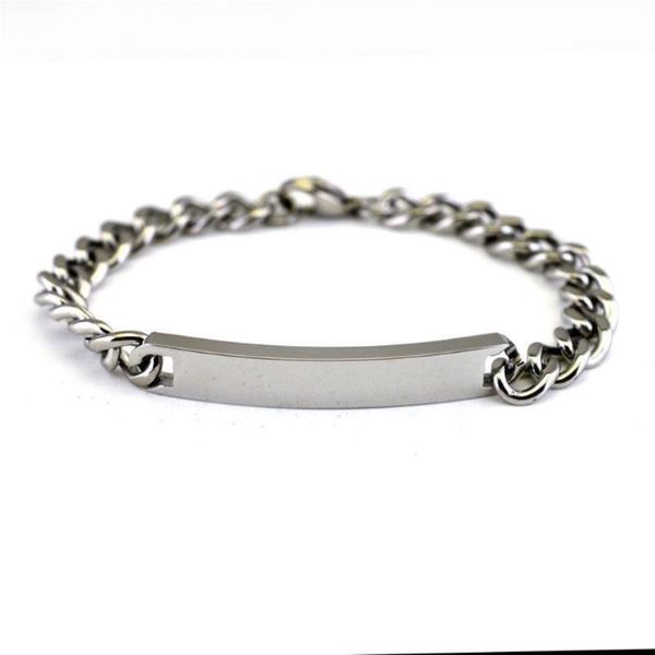 

charm bracelets 2021 silver plated bangle bracelet simple horsewhip chain design for business men jewelry h060, Golden;silver