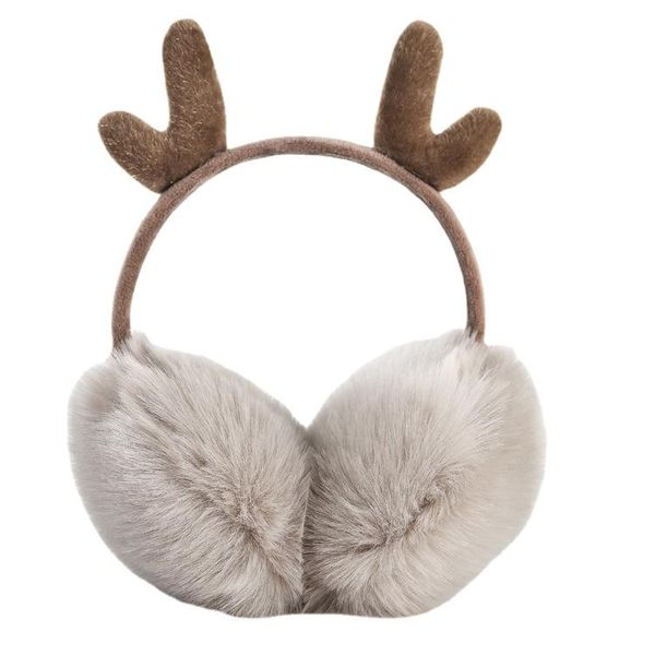 

berets earmuffs earcaps warm ear warmer covers female winter christmas korean cute earmuff, Blue;gray