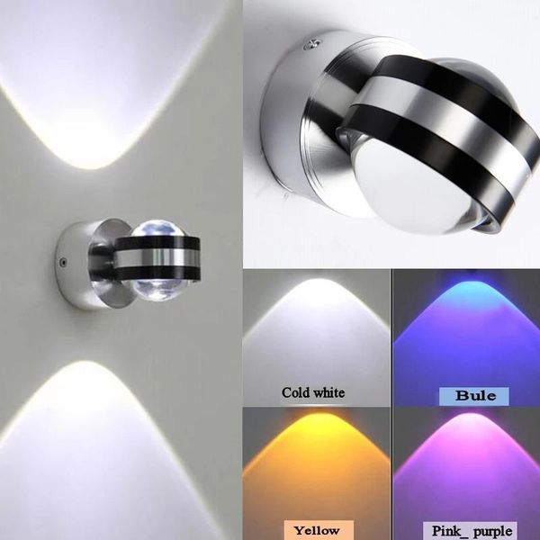 

wall lamps up and down led light modern minimalist 6w ac85v-265v indoor sconce living room bedroom bedside lamp aisle