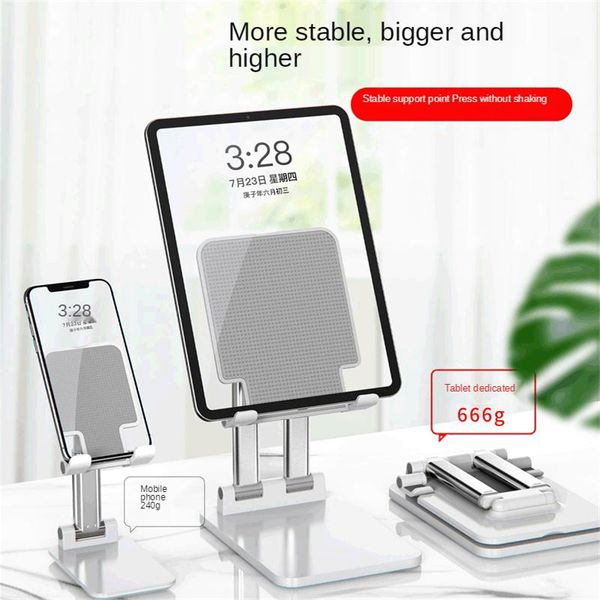 

desk mobile phone holder tablet stand folding aluminum alloy charging support deskmetal for ipad xs 12 cell mounts & hold holders