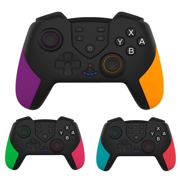 

wireless controller for switch, gamepad joystick with wake-up,macro programming,vibration,gyroscope function game controllers & joy joystick
