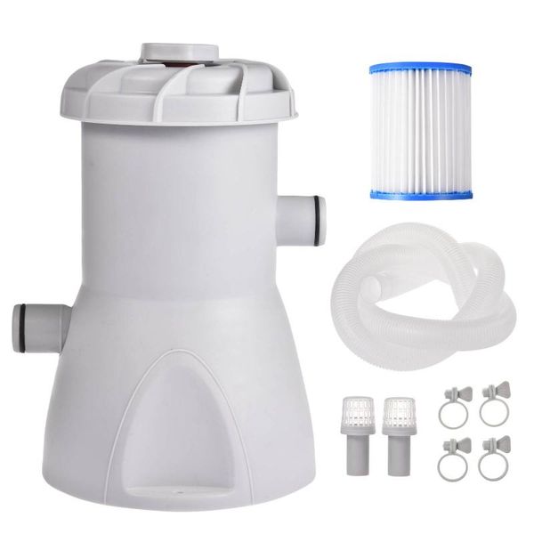 

pool & accessories filter pump 530 gallons large medium size swimming water